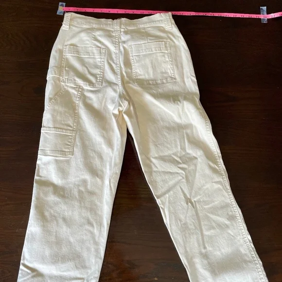 Cream Cargo Pants - Picture 3 of 3